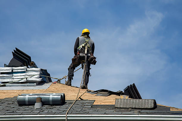 Professional Roofing technician working in Shannon, GA